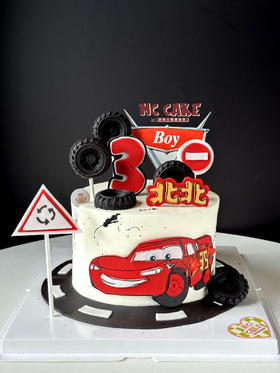 汽车总动员/麦昆主题蛋糕