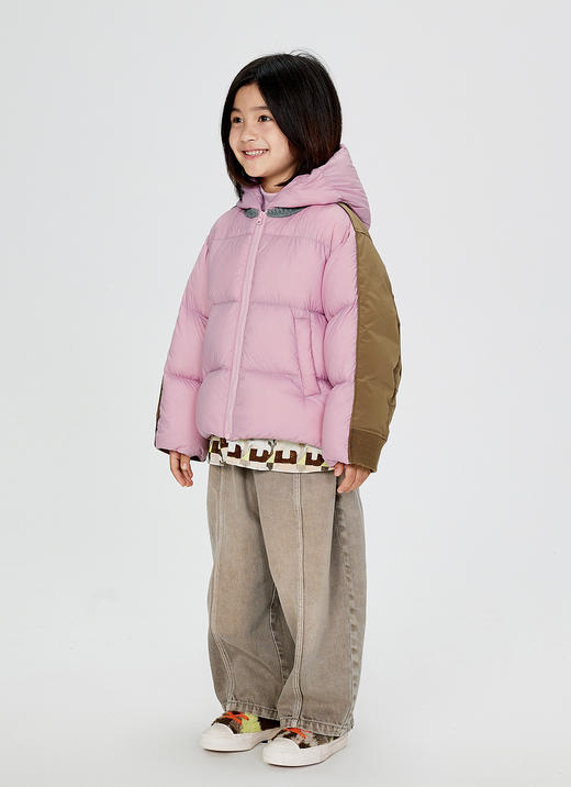 jnby  24年冬款  短款羽绒服  1O0C12180 商品图5