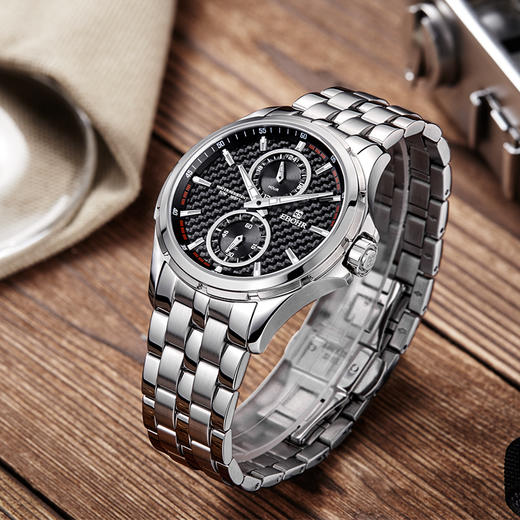 依波表/EBOHR个性男士石英手表专柜同款11210115 商品图1