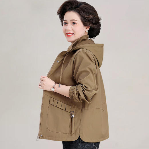 【外套女春秋款】妈妈中年女装 秋装新款风衣 中老年女士早秋大码上衣薄 商品图10