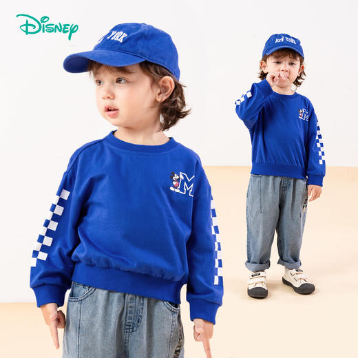 【迪士尼Disneybaby正品新品卫衣】秋冬男童女童上衣舒适儿童卫衣 商品图0