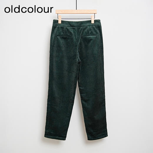oldcolour复古气质高腰显示休闲简约灯芯绒长裤女L44073424 商品图3