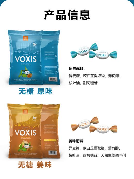 [屁侠推荐]VOXIS无糖欧白芷润喉糖原味 冰岛特产 80g/袋 商品图3