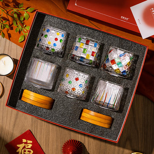 摩登主妇威士忌酒杯套装新婚结婚礼物订婚伴手轻奢高档洋酒杯子礼 商品图0