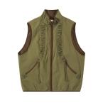 早乙女惠子saotome/STMMJ240128/户外碎褶弧形撞色分割马甲 商品图0