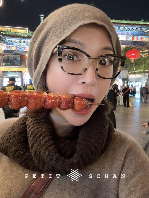 PETIT SCHAN小闪 ACC#025 Make a small mistake 开个小差  黑牦牛绒手纺纱手工编织套头围脖 商品图1