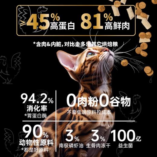 【积分商城】金多乐金选k45全价烘焙猫粮1kg 商品图1