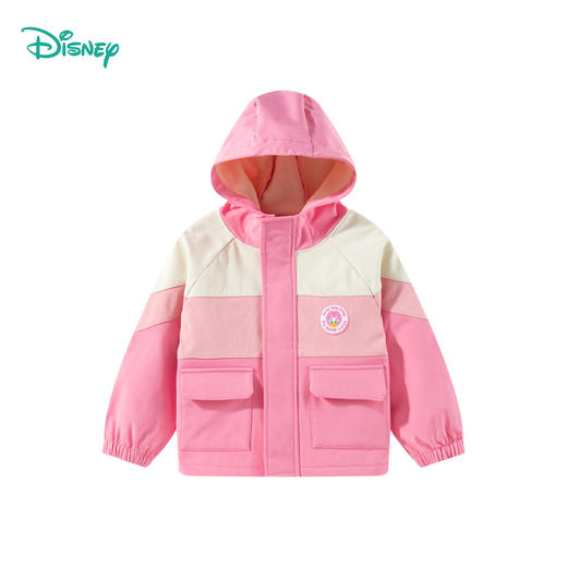 【时尚撞色户外服】秋冬女童连帽防风卡通加绒保暖外套ZD3DS037 商品图8