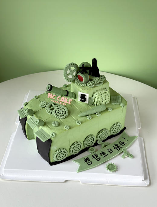 坦克装饰蛋糕（重色素慎重） 商品图1