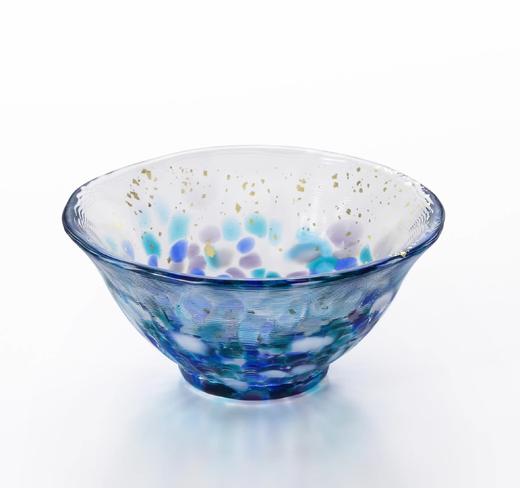 日本进口石塚硝子aderia 津轻手工玻璃金箔杯清酒杯彩色酒盅酒具津轻水晶初夏星夜清酒杯75cc 商品图3