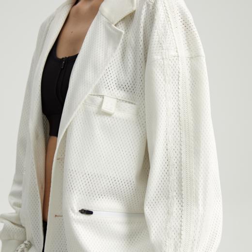 oneup短款运动网眼西装外套 商品图3