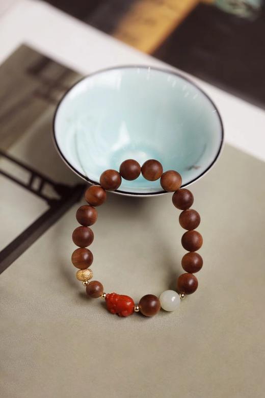 原创设计【绎心】老山檀香单圈手串10mm 商品图2