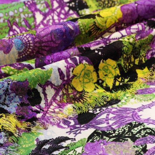 桑蚕丝精纺澳毛双面围巾 商品图9