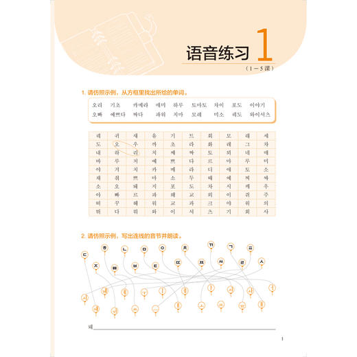新经典韩国语(精读教程)(1)(练习册) 商品图3