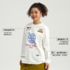 oneup凉感彩色印花长袖T恤 商品缩略图0