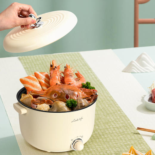 康佳旗下小画仙2.5L多功能电火锅KDZG-1003-L 安全耐用 美味速享 商品图5