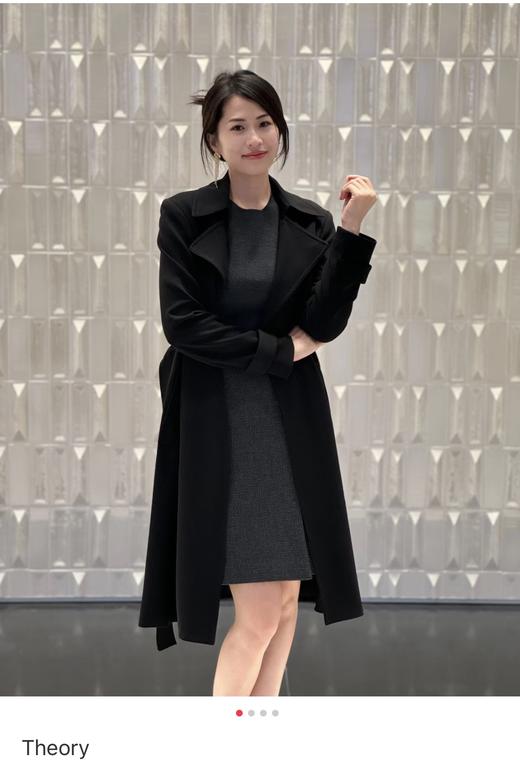 1015-1 纯圆正 穿上就是气质女神 TH经典三醋酸中长款风衣 风衣天花板 商品图10