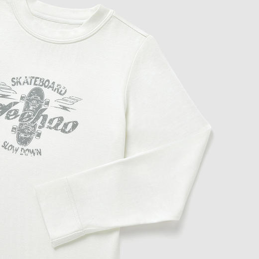 英氏童装男女童秋衣裤2024新款秋冬大童套头衫长裤居家保暖内衣裤YLTAJ0Q022A YLMAJ0Q006A 商品图3