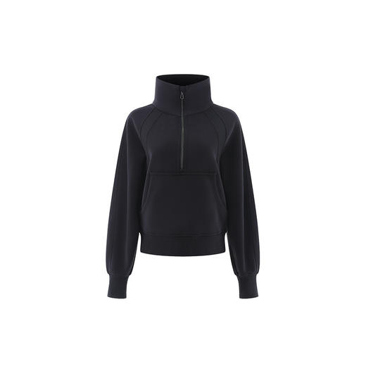 【大牌品质】奥地利兰精莫代尔330g加厚空气层卫衣 女士秋冬季牛奶蛋白防静电保暖防风立领卫衣 商品图4