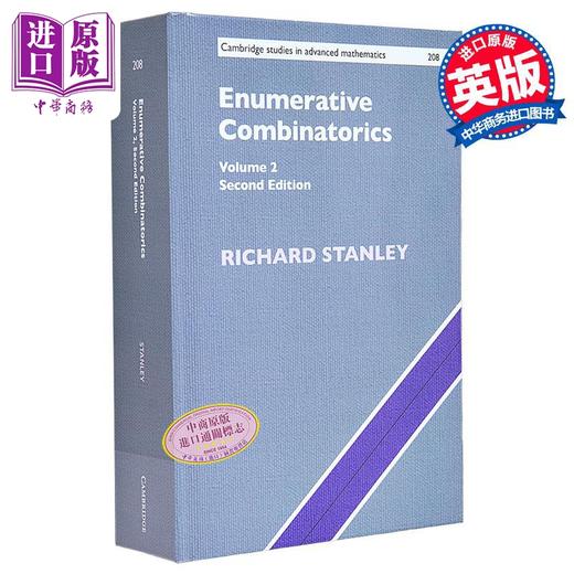 【中商原版】计数组合学 卷二 Enumerative Combinatorics Vol2 英文原版 Richard Stanley 美国数学会Steele数学专著奖 商品图0