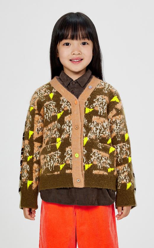 jnby  24年冬款   短款开襟毛衣  1O0312040 商品图7