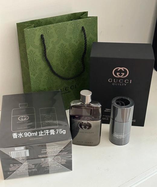 古驰（GUCCI）罪爱两件套男士淡香90ml+止汗膏75g（赠礼袋） 商品图0