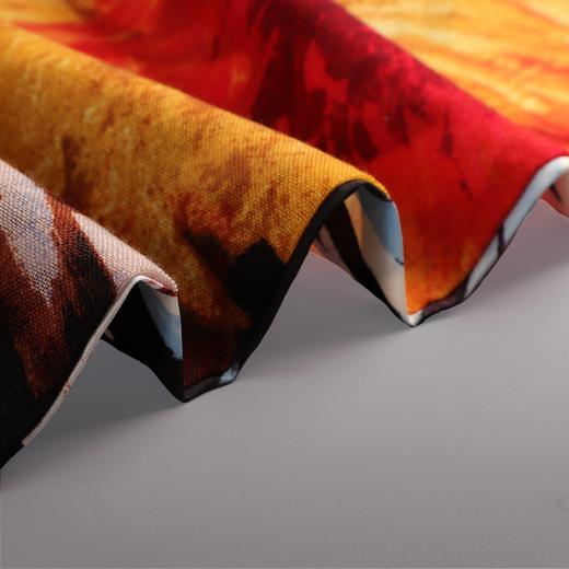 桑蚕丝金纺澳毛双面围巾 商品图6