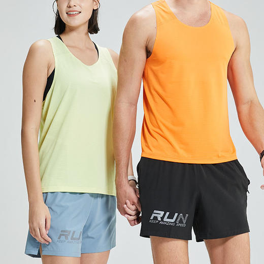 跃牌【跃LEAP-ACTIVE】系列 冰丝网眼透气坎肩无袖跑步健身速干运动T恤4111005 商品图2