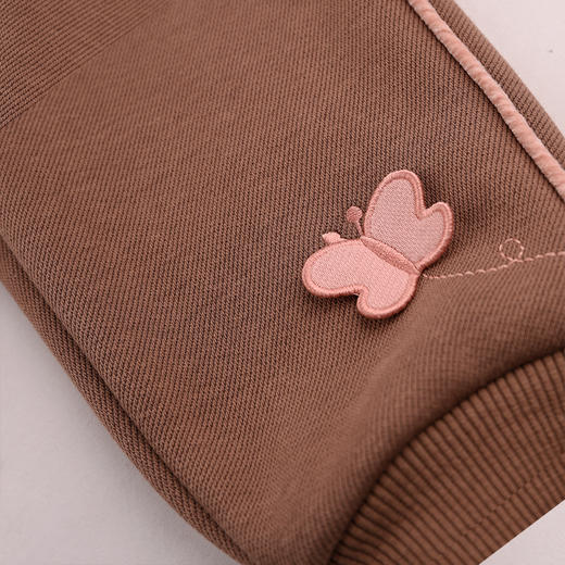 棉果果专柜同款冬季新品女童针织复合绒加绒长裤M422200424620 商品图2