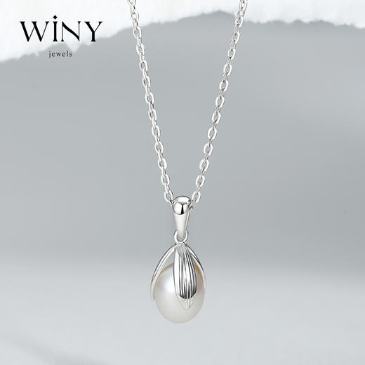 Winy925纯银玉兰花开项链送女友闺蜜节日生日礼物 商品图8