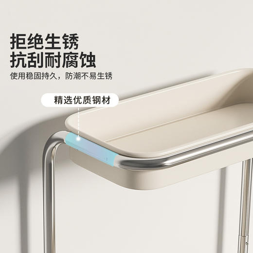 摩登主妇不锈钢厨房调料架多功能置物架盐调味品酱油醋多层收纳架 商品图3