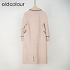 oldcolour冬季气质显瘦设计感保暖双面手工呢料长外套大衣女DL43156317 商品缩略图1