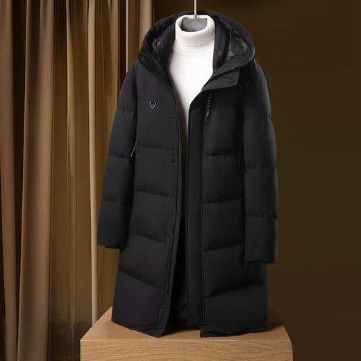 【长款】【新款DSF】大依优型大码鸭绒长款羽绒服外套休闲胖子大码男休闲宽松加肥加大上衣 商品图7