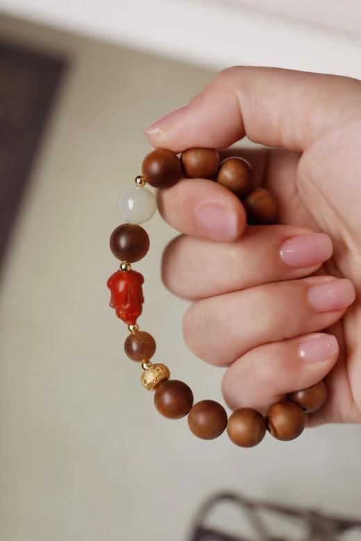 原创设计【绎心】老山檀香单圈手串10mm 商品图7
