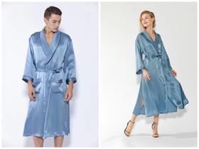 喜得宝  九皋情侣款 长款 睡袍