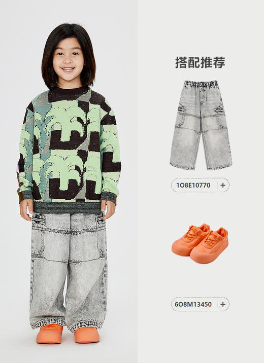 jnby  24年冬款    长袖套头毛衫  1O0312050 商品图8