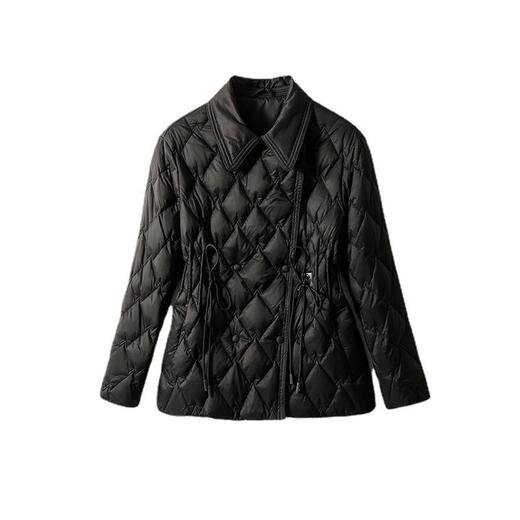 【高货ayts】全新升级【铂金会员661/天猫899/差价238】(95548) 洛诗琳2024秋冬轻薄短款白鹅绒羽绒服 商品图3