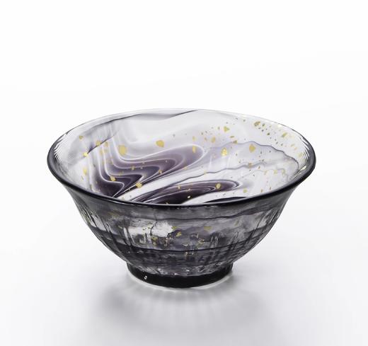 日本进口石塚硝子aderia 津轻手工玻璃金箔杯清酒杯彩色酒盅酒具津轻水晶初夏星夜清酒杯75cc 商品图2