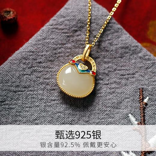 Winy925纯银爱心钱袋项链送女友闺蜜节日生日礼物 商品图2