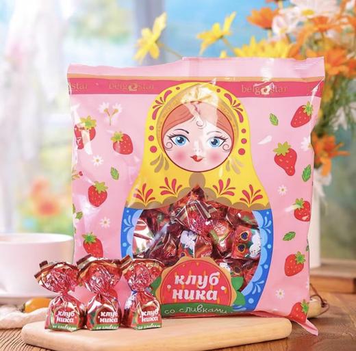 俄罗斯巧力莲牌夹心巧克力-500g  各款 商品图0