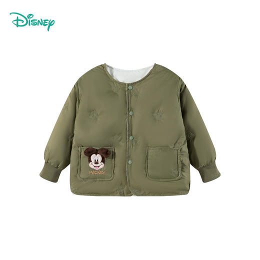 迪士尼【校服神器】24秋冬新款男童轻薄羽绒服米奇刺绣可内搭外穿外套ZD4DS028 商品图8