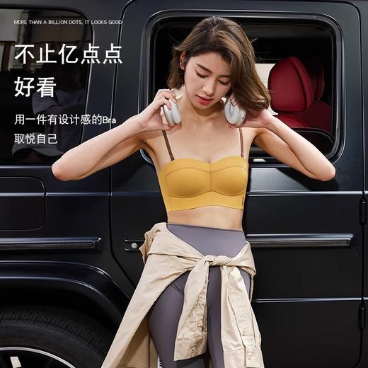 【新品Bra！第二件0元！！！】小A都能秒变C，闪耀你的美丽，美背多种穿法；聚拢饱满，不走光，散发神秘魔力，细肩带美背背心一体的你增添时尚气息，舒适无钢圈，更是体贴呵护小胸女性，多色搭配满足你的选择！ 商品图2