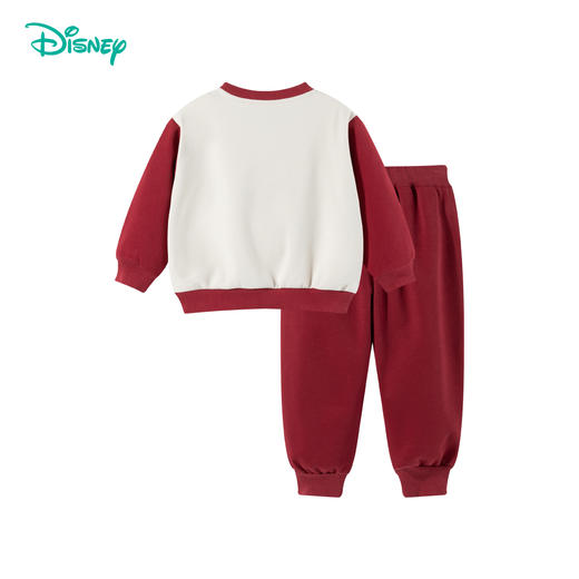 迪士尼【立体米奇口袋】24秋冬新款男童套装时尚撞色卫衣卫裤两件套ZD3DT046 商品图6
