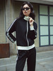 威雅/RARE 羊毛休闲外套直筒运动裤黑色女士休闲套装 商品缩略图0