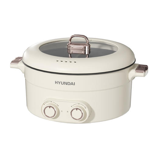 HYUNDAI鸳鸯电火锅 JZG-C603 厚实锅身 不粘材质 商品图7