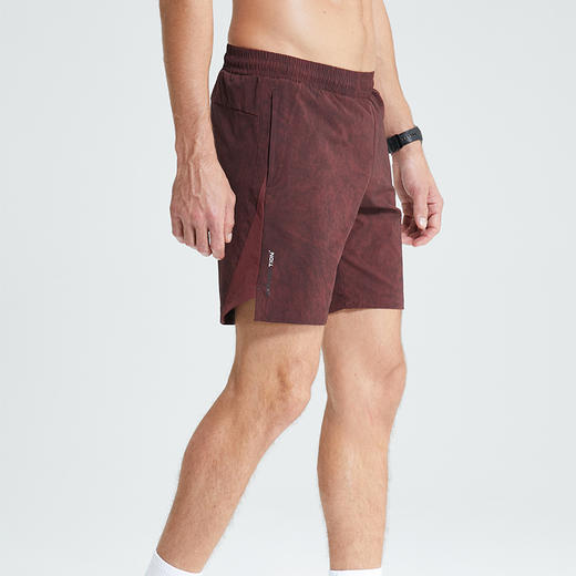 跃牌【跃LEAP-ACTIVE】系列 美式泥染运动短裤冰丝速干透气跑步运动五分裤4114010 商品图3