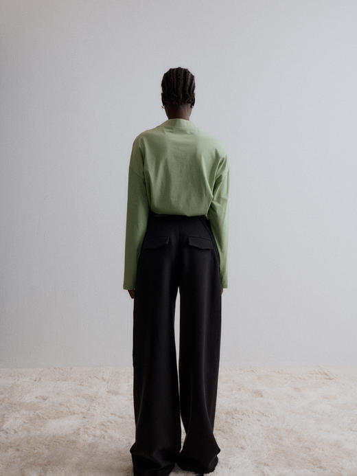 VC｜AW24043 Pamira basic sweater 针织 [ 白 / 绿 ] 商品图2