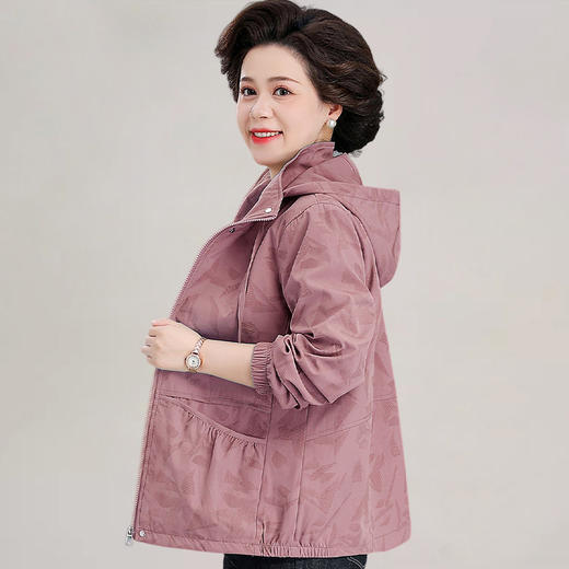 【外套女春秋款】妈妈中年女装 秋装新款风衣 中老年女士早秋大码上衣薄 商品图6