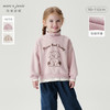 【加绒】马克珍妮女童可爱小熊假两件高领卫衣冬装新款上衣541925 商品缩略图0
