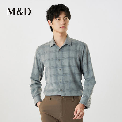 【名盾】长袖衬衫MXCB31661A 商品图1